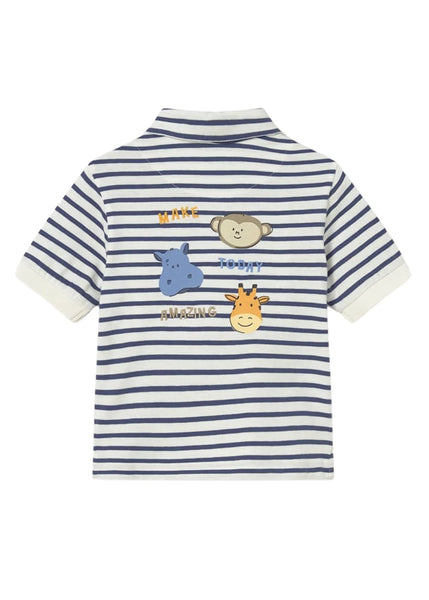 2pc Striped Polo Set