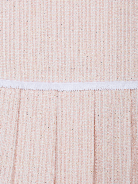 Woven Knit Shimmer Dress