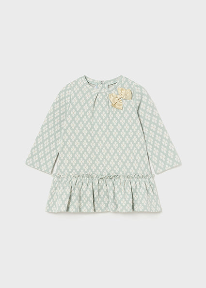 2pc Allover Tiny Flower Dress Set