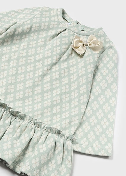 2pc Allover Tiny Flower Dress Set