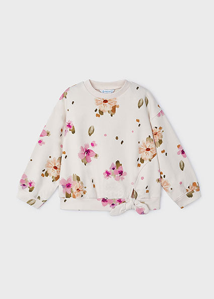 Floral Print Sweatshirt