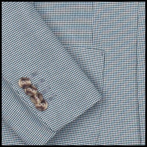 Olive Houndstooth Blazer