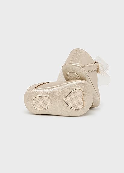 Dressy Organza Bow Maryjane Crib Shoe