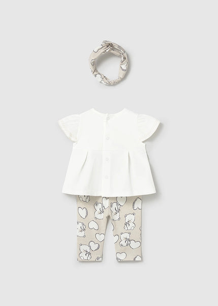 3pc Bear&Heart Legging Set