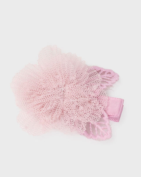 Tulle Flower Hair Clip