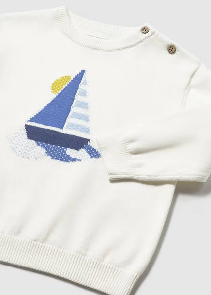 2pc Linen Pant w/ Sail Sweater