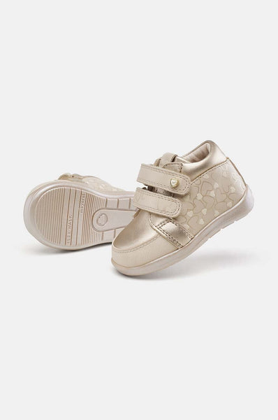Embossed Hearts Bootie