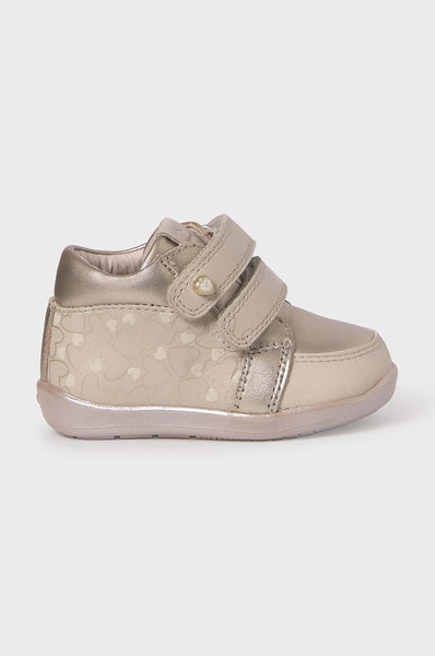 Embossed Hearts Bootie