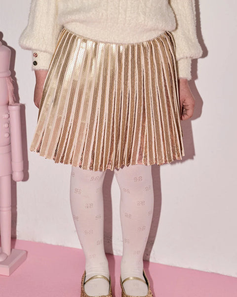 2pc Iconic Sweater & Sequin Skirt Set