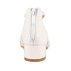 ALESSIA Patent Pearl Closed Toe Shoes