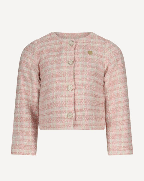 2pc Tweed Jacket & Skirt Set