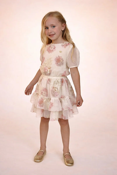 SALSMA Floral Ruffled Dress