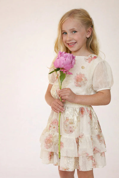 SALSMA Floral Ruffled Dress