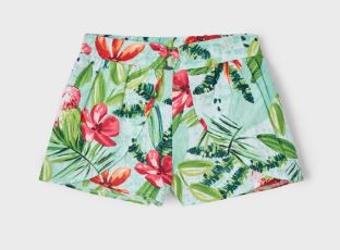 2pc Floral Printed Top & Skort Set