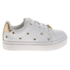 LEA Gold Studed Heart Sneakers
