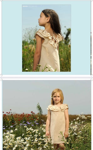 Saluca Chic Striped Sun Dress