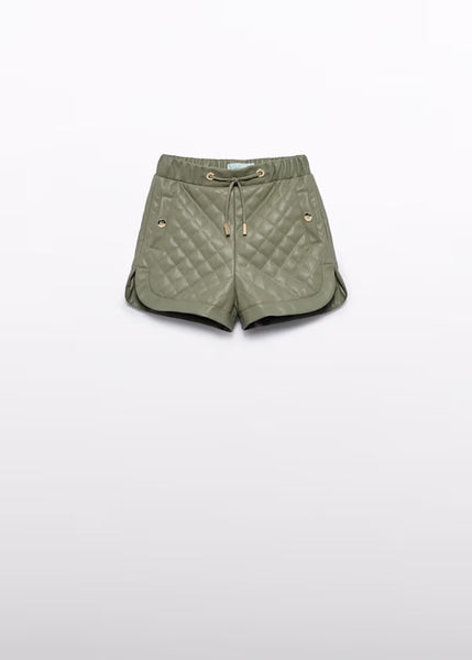 3pc Diamond Padded Bomber/Short & Knit Top Set