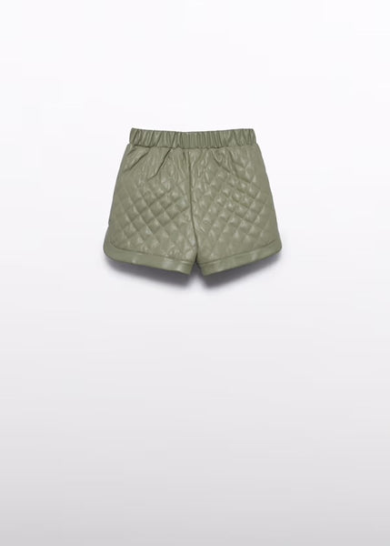 3pc Diamond Padded Bomber/Short & Knit Top Set