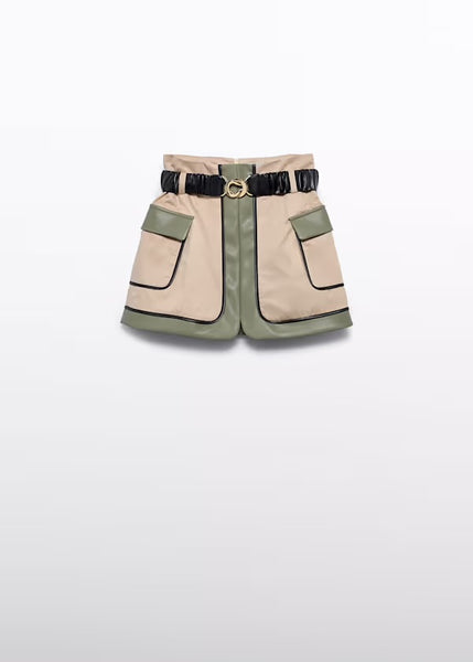 2pc Colourblock Skirt Set