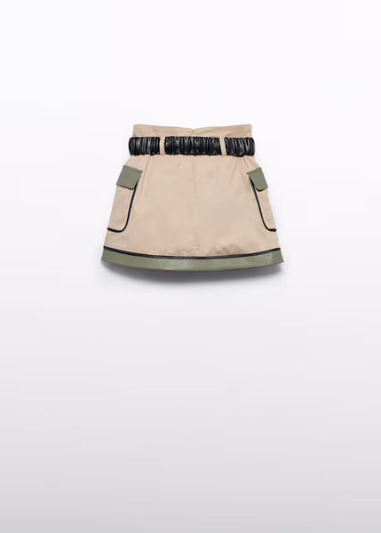 2pc Colourblock Skirt Set