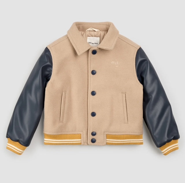 Colourblock Varsity Bomber Jacket