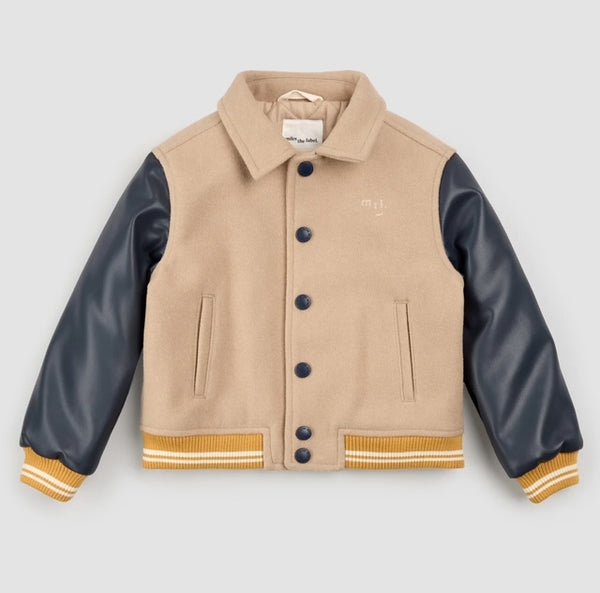 Colourblock Varsity Bomber Jacket