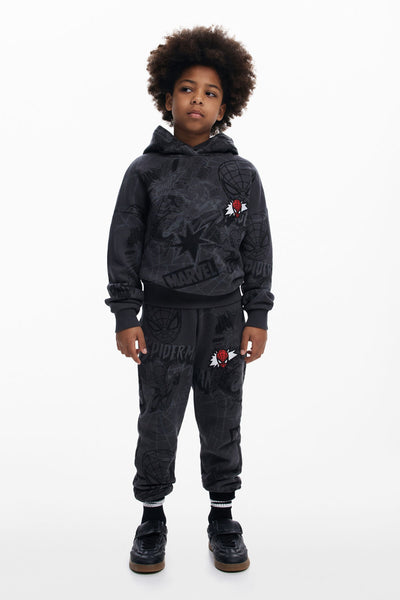 Sweat City Black Spider-Man Hoodie