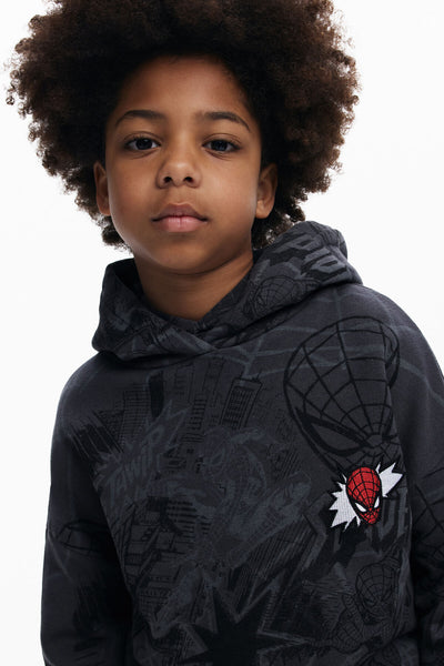 Sweat City Black Spider-Man Hoodie