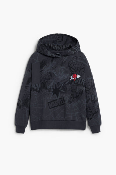 Sweat City Black Spider-Man Hoodie