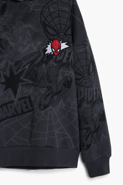 Sweat City Black Spider-Man Hoodie