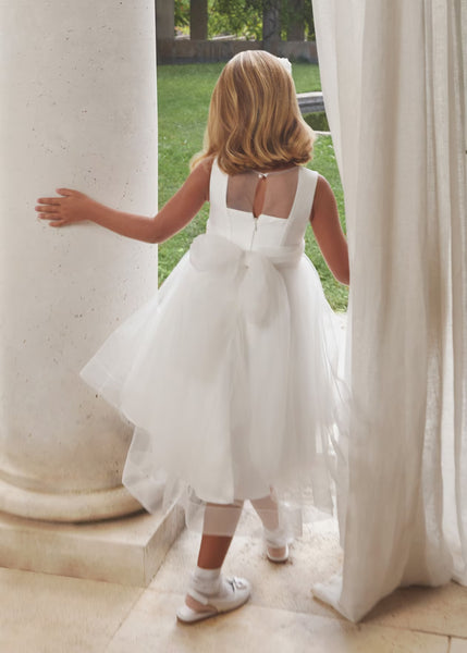 Shimmer Bow Tulle Dress