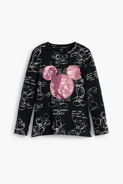 TS_Mickey Sequins Head L/S
