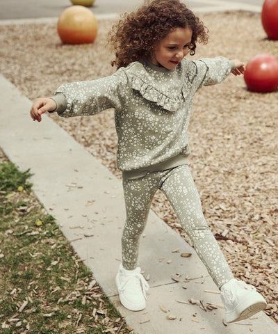 2pc Tiny Flowers Legging Set