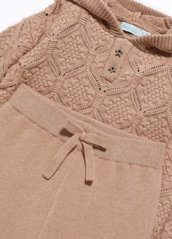 2pc Knit Hooded Lounge Set