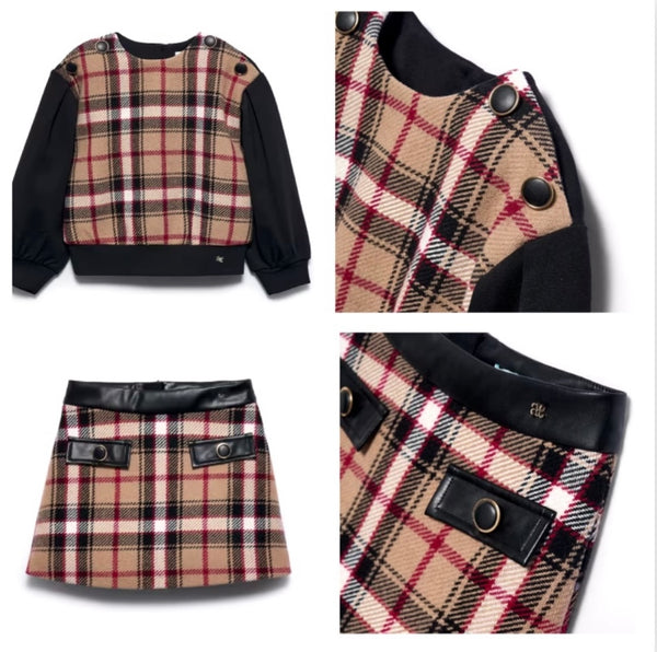 Plaid Pullover