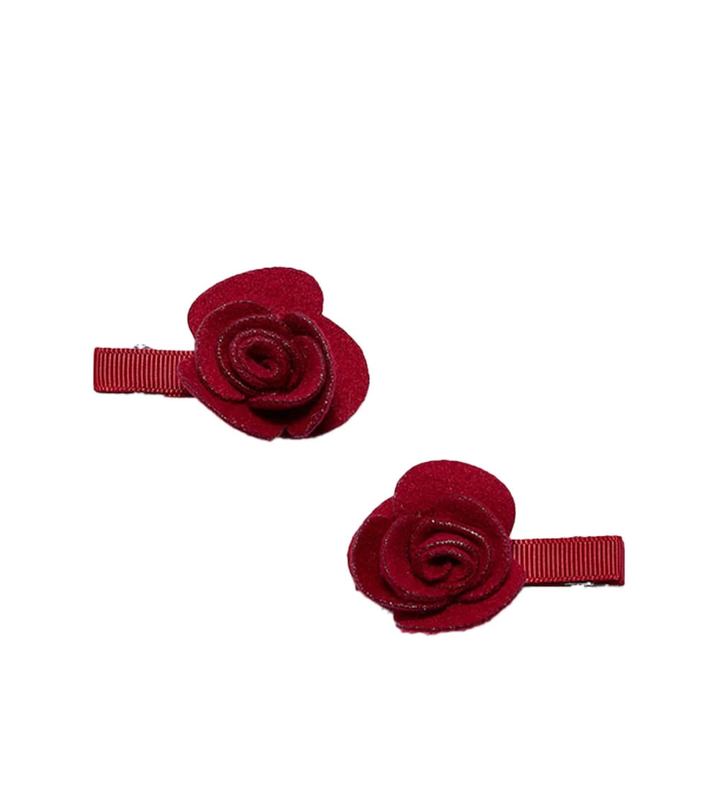 2pc Roses Hair Clips