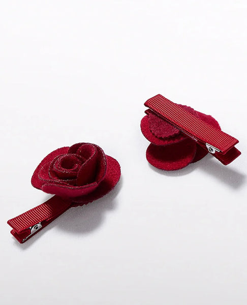 2pc Roses Hair Clips