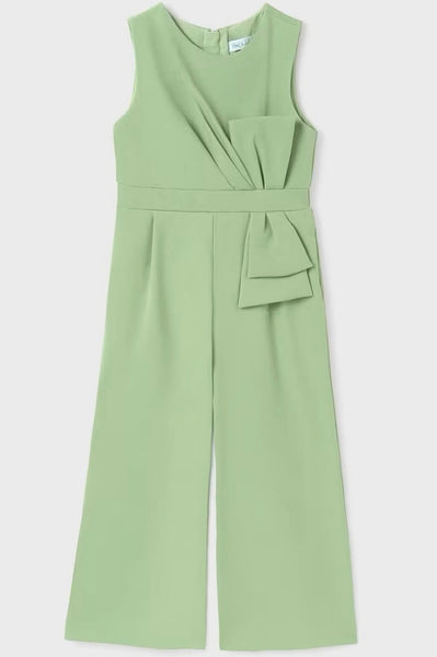 Crepe Bow Jumpsuit