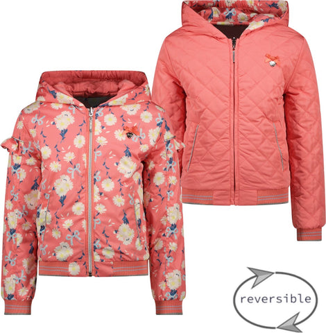 Reversible Floral Bomber Jacket
