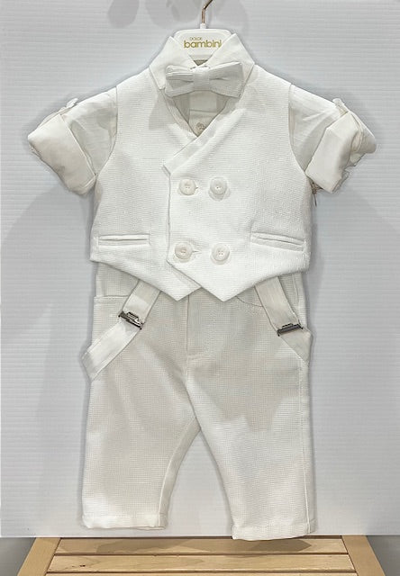 5pc DoubleBreasted Vest Set