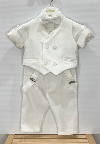 5pc DoubleBreasted Vest Set