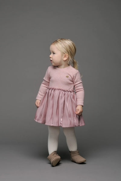 SASMA Knit & Silk Dress