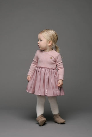 SASMA Knit & Silk Dress