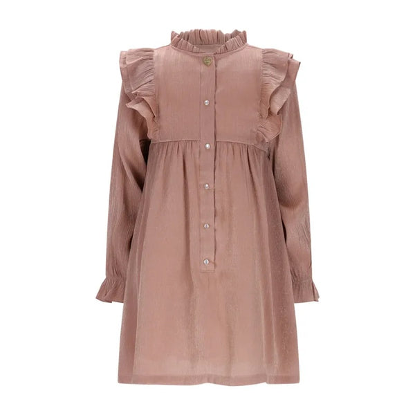 2pc SKLAR Shimmer Ruffle Dress w/Tights