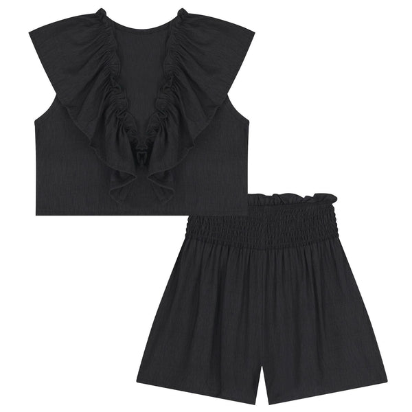 Ruffled Short Set