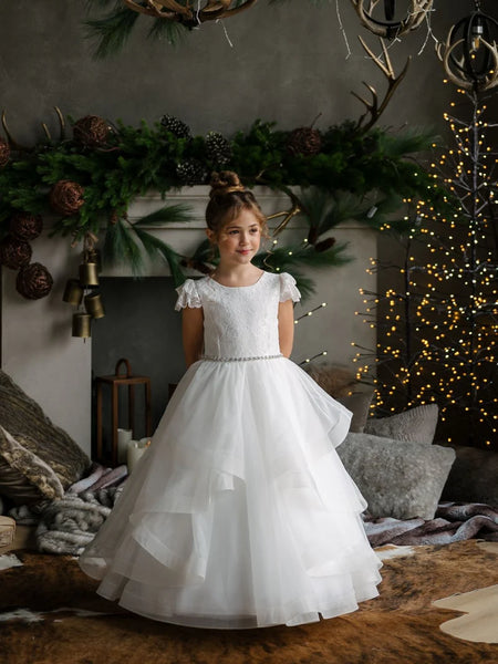 Kate Lace HorseHair Communion Dress