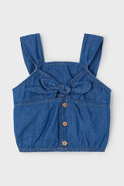 2pc Denim Chambray Short Set
