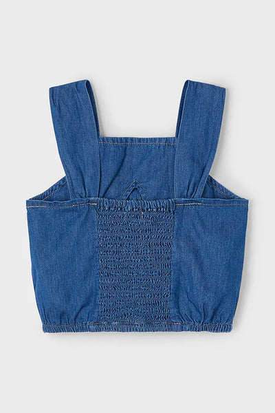 2pc Denim Chambray Short Set