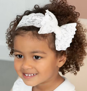 Lace Bow Head Band
