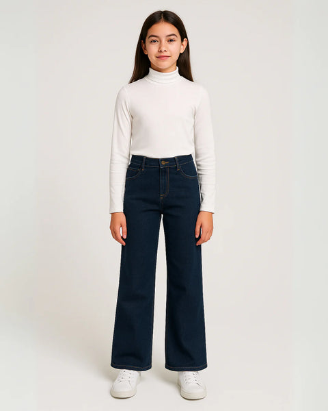 Wide Leg Denim Pant